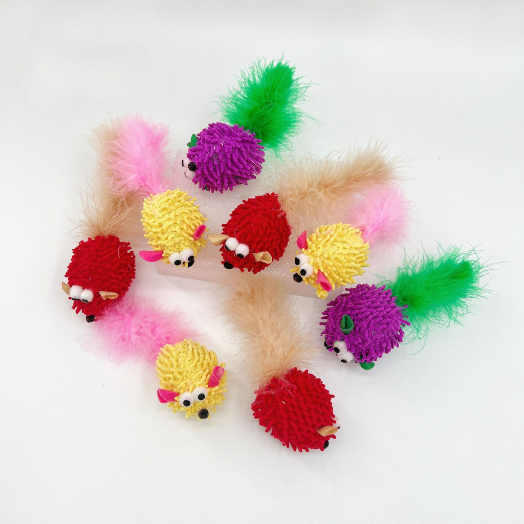 ขายส่ง ของเล่นแมว ขนนก หนู ของเล่นสัตว์เลี้ยง