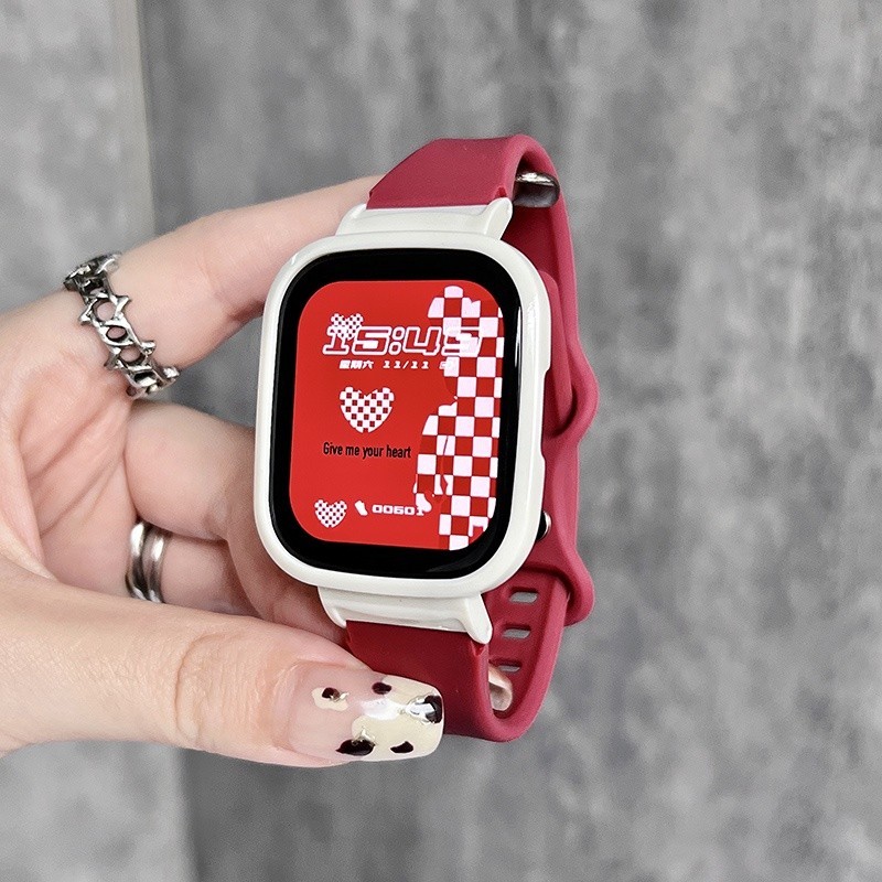 ใหม่ สายนาฬิกาข้อมือซิลิโคน บางพิเศษ พร้อมเคสป้องกัน สําหรับ Xiaomi Redmi Watch 4 Smart Watch Redmi Watch 4