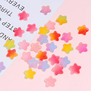 [10 ชิ้น] ครีมกาว กิ๊บติดผม diy เคสโทรศัพท์ ครีมกาว เคสโทรศัพท์ ผสมน้ําตาล ไล่ระดับ หมีรัก ดาว diy ครีมกาว เคสโทรศัพท์ วัสดุทําเครื่องประดับ เรซิน อุปกรณ์เสริม