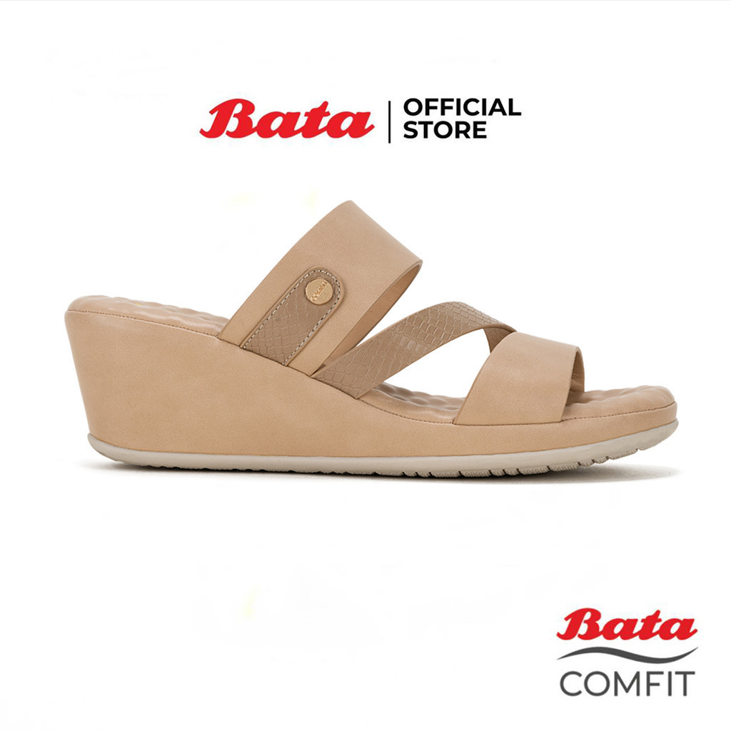 Bata บาจา Comfit รองเท้าเพื่อสุขภาพแบบสวม พร้อมเทคโนโลยี Wellness  สำหรับผู้หญิง รุ่น CAPRIY สีคาลาเมล 7013097