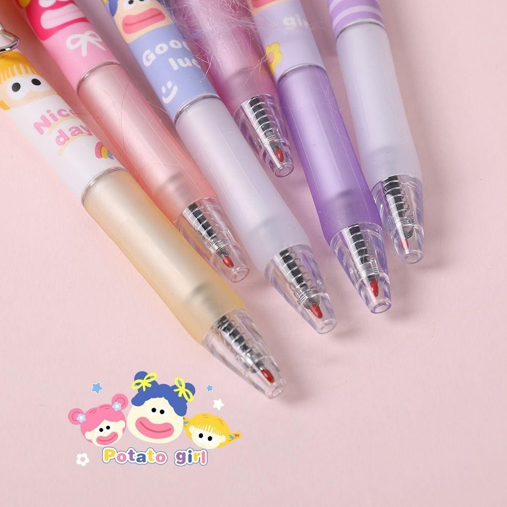 Nimeng ปากกา ลายการ์ตูนน่ารัก 0.5 มม. สีดํา DIY เครื่องเขียน สําหรับเด็กนักเรียน - รูปที่ 5