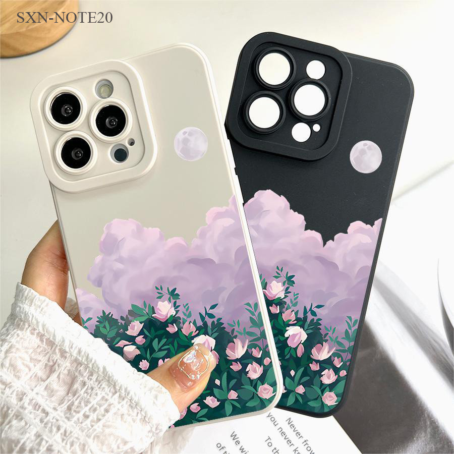 Samsung Galaxy Note 20 10 9 8 Lite Plus Ultra เคสซัมซุง ผีเสื้อสีชมพู เคสโทรศัพท์ เคส สำหรับ