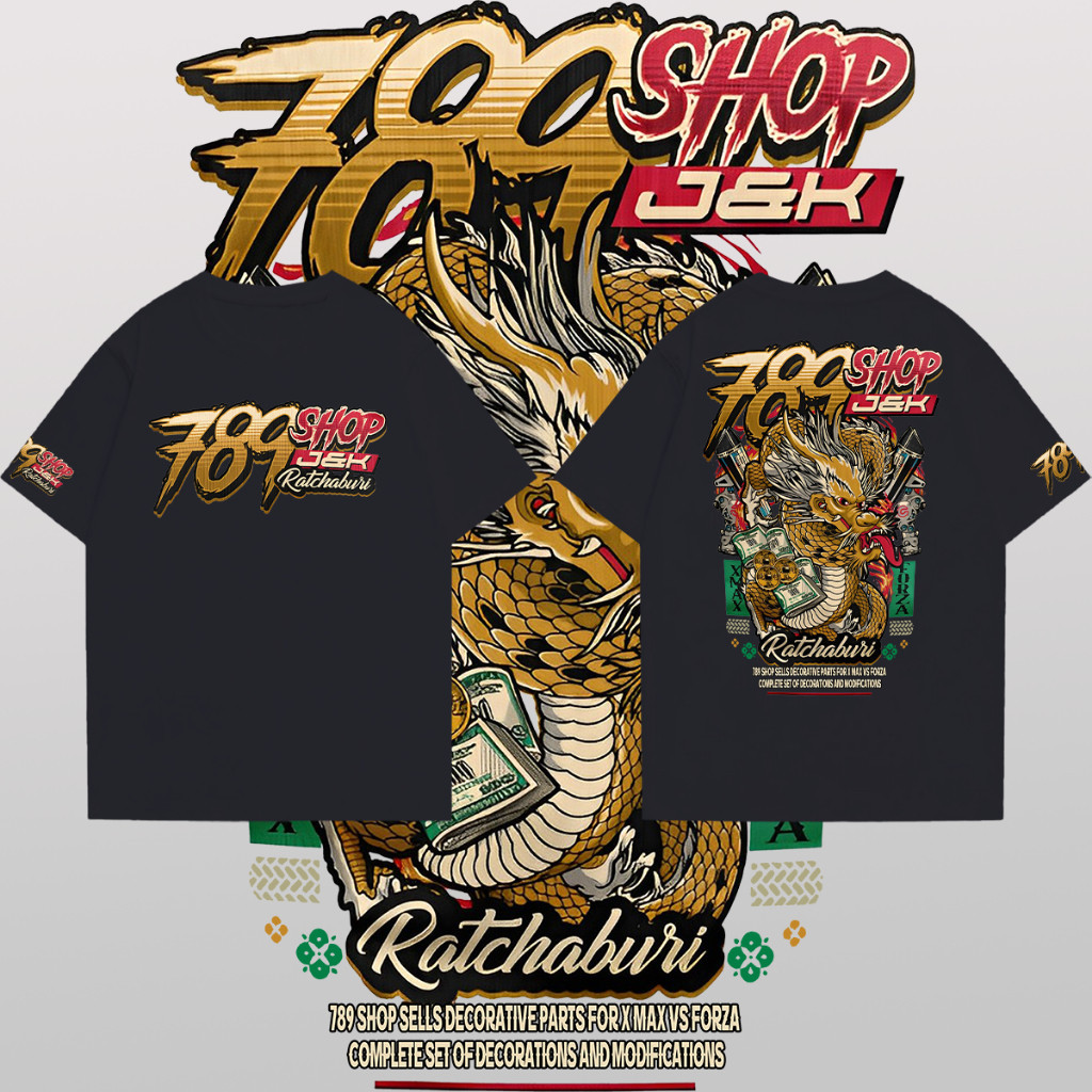 เสื้อยืด ✨✨789SHOP Byเจต&ไก่ เสื้อกีฬาแขนสั้นผ้าไมโคร s-5xlsize: S-5XL