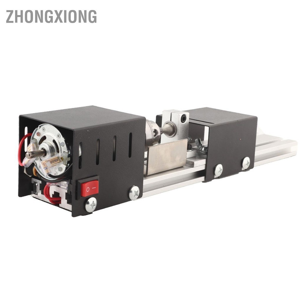 ZhongXiong เครื่องกลึงขนาดเล็ก CNC เครื่องลูกปัด DIY เครื่องกลึงไม้ขัดเจาะเครื่องมือ