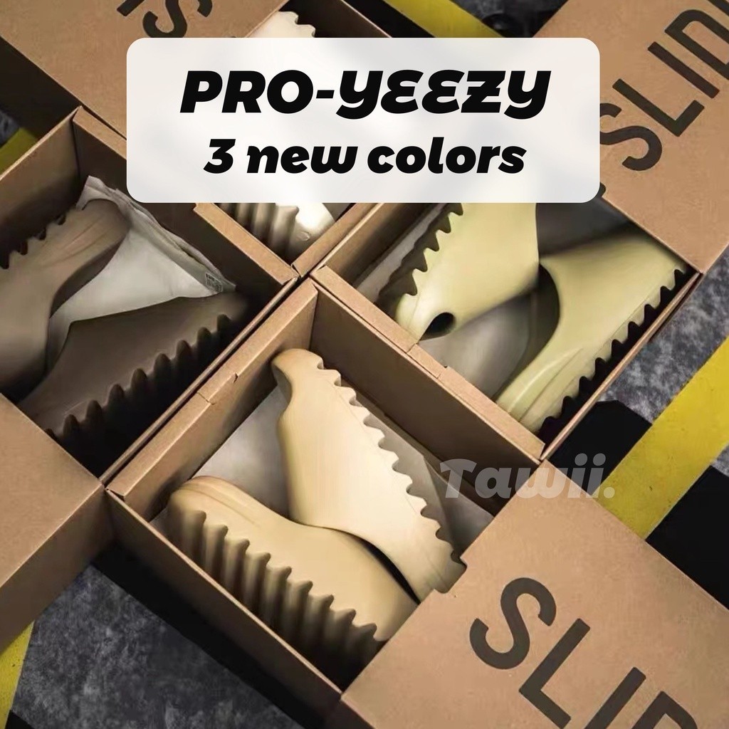 Yeezy Slides Kanye West รองเท้าแตะ พื้นนิ่ม เหมาะกับใส่ในบ้าน และนอกบ้าน แฟชั่นฤดูร้อน