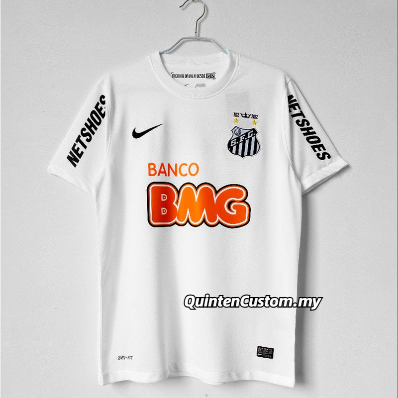 2013 ฤดูกาล ซานโตส บ้าน ย้อนยุค ย์ ผู้ชายแขนสั้นฟุตบอล เสื้อผู้หญิง กีฬา แห้งเร็วที่มีคุณภาพสูงย์ ราคา บวก ขนาดฟุตบอลย์ผู้ชายผู้หญิง