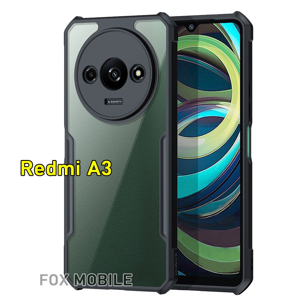 พร้อมฟิล์ม เคสใส Redmi A3 A2Plus A1 เคสขอบนิ่ม หลังแข็ง เคสโทรศัพท์ซิลิโคน TPU RedmiA3 XIAOMI ตรงรุ่น กันกระแทก 027