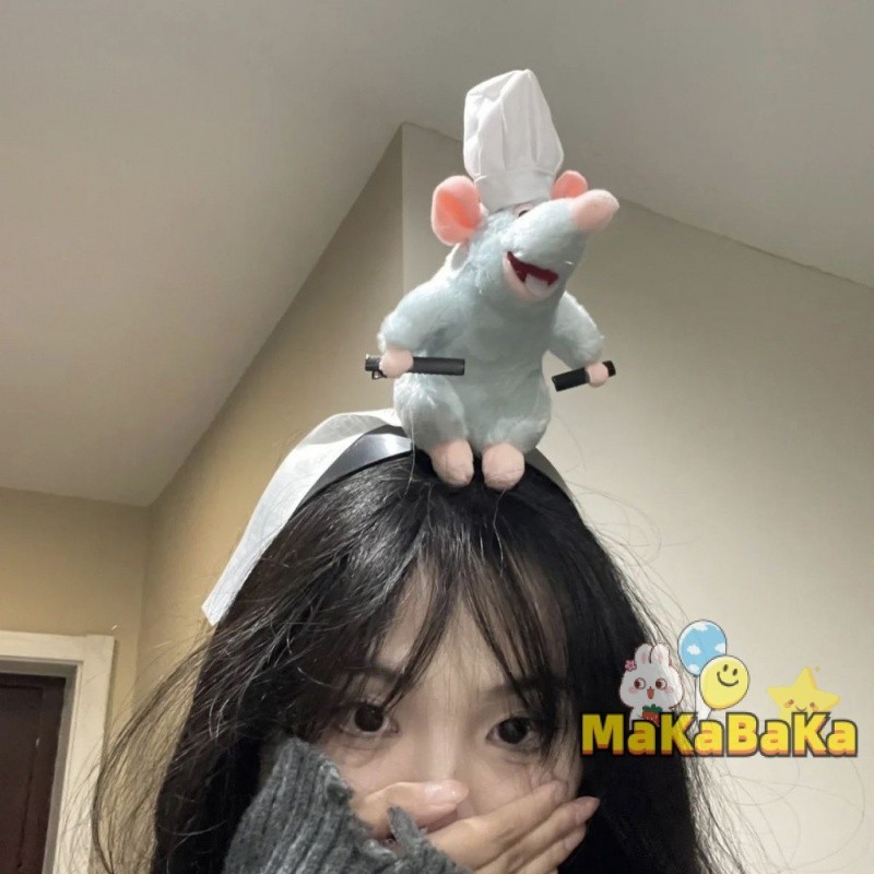 พร้อมส่ง เครื่องประดับผม Disney Mouse ที่คาดผมทําอาหาร รูปตุ๊กตาดิสนีย์ คิงส์น่ารัก ของขวัญวันเกิด
