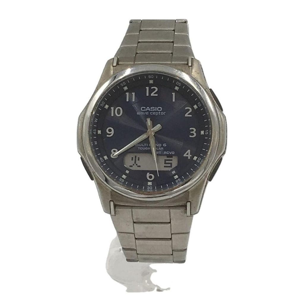 Casio Wva-M630 นาฬิกาข้อมือควอทซ์อะนาล็อก ตัวเรือนสแตนเลส มือสอง สไตล์ญี่ปุ่น สําหรับผู้ชาย
