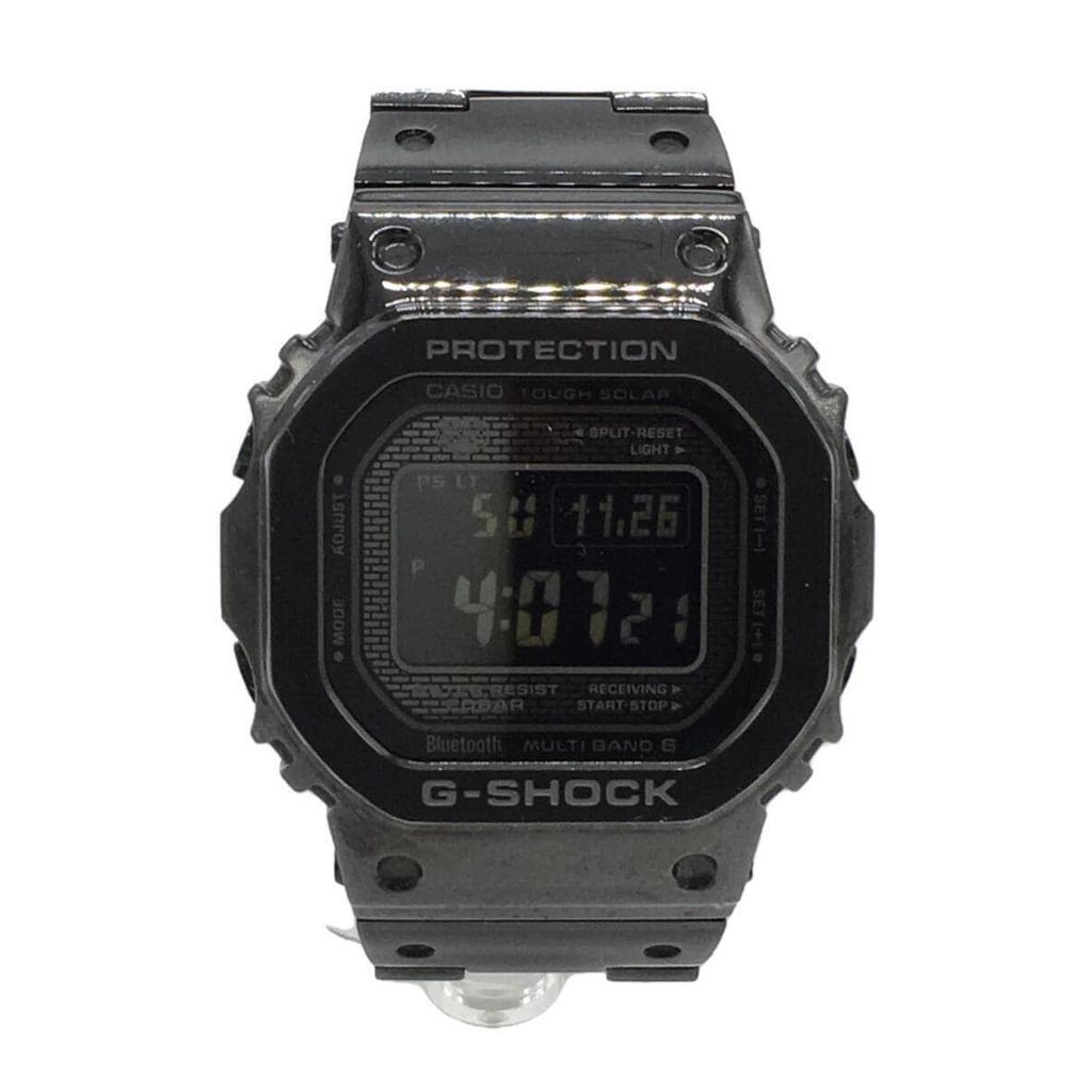 Casio นาฬิกาข้อมือ อะนาล็อก ตัว G-Shock สายสแตนเลส พลังงานแสงอาทิตย์ ส่งตรงจากญี่ปุ่น มือสอง สําหรับผู้ชาย

