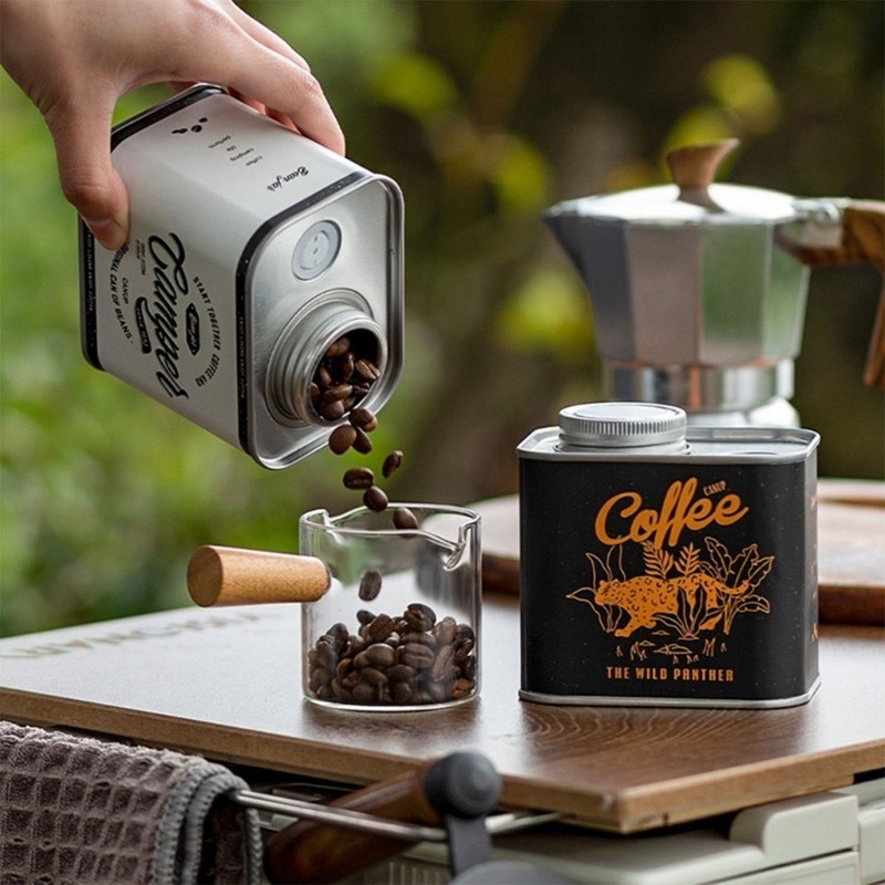 YU Airtight Coffee Containers Kitchen Storage Canister สําหรับการเก็บรักษากาแฟ