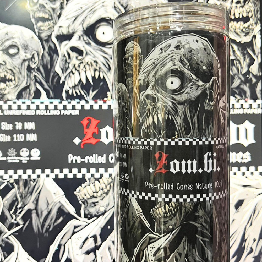 .Zom.bi. กระดาษโรลพันสำเร็จ ออแกนิค โรลสำเร็จ pre rolled cone natural100% กระดาษโรลพร้อมกรอง