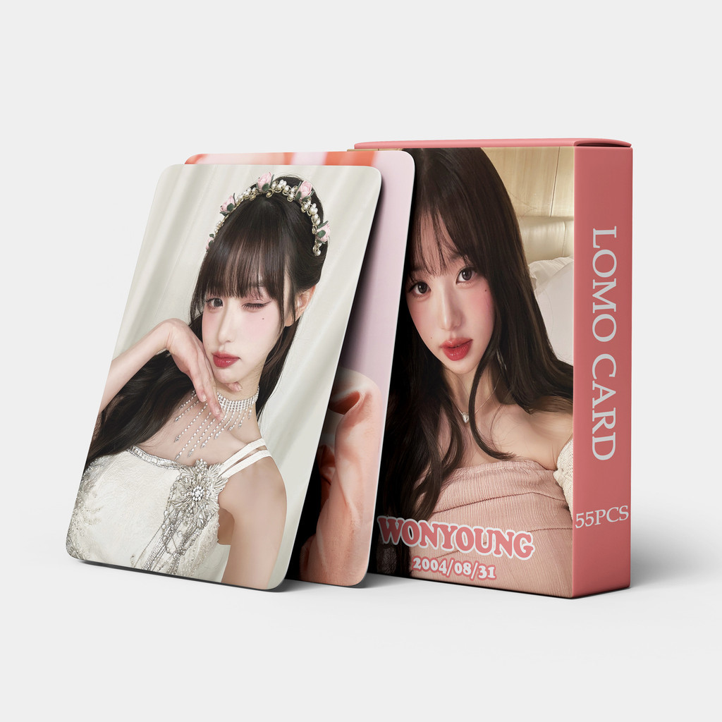 2024 IVE Jang Won Young Photocard Lomo Card 55 ชิ้น/กล่อง
