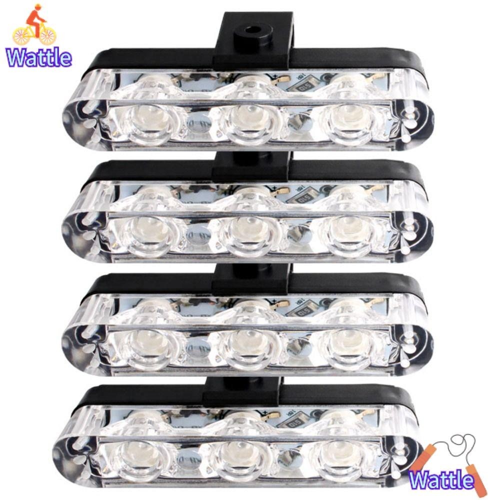 Wattle ไฟตํารวจ ไฟกระพริบฉุกเฉิน LED 12 ดวง ควบคุมด้วยสาย สําหรับยานพาหนะกู้ภัย