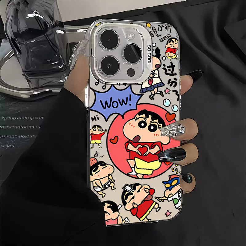 เคสโทรศัพท์มือถือ ซิลิโคนแข็ง กันกระแทก ป้องกันกล้อง ลายการ์ตูนเด็กผู้ชาย สําหรับ IPhone 7 X 2020SE XR 8 XS Max 12 14 15 13 11 Pro Max Plus