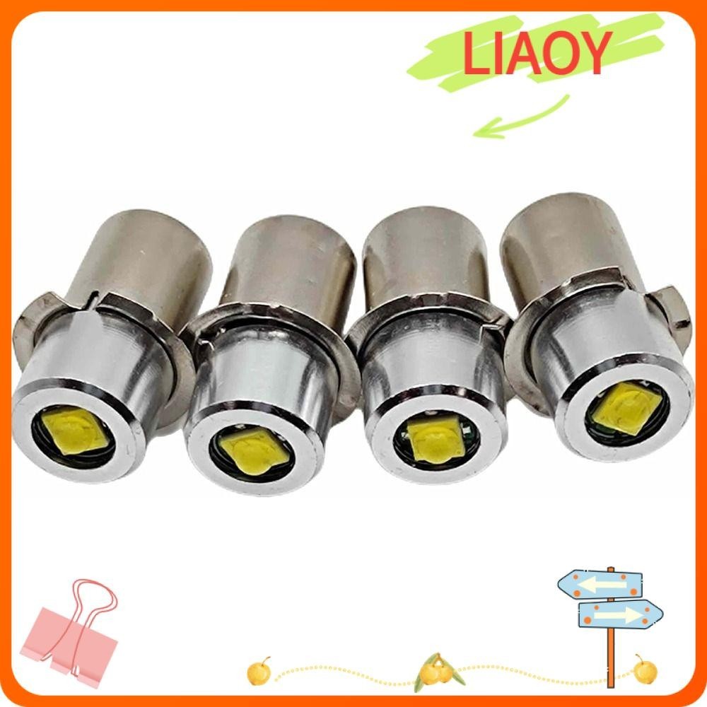 Liaoy หลอดไฟ LED 3 วัตต์ พลังงานสูง DC 3V 4.5V 6V P13.5S 2-4C&amp;D ติดทนนาน แบบเปลี่ยน