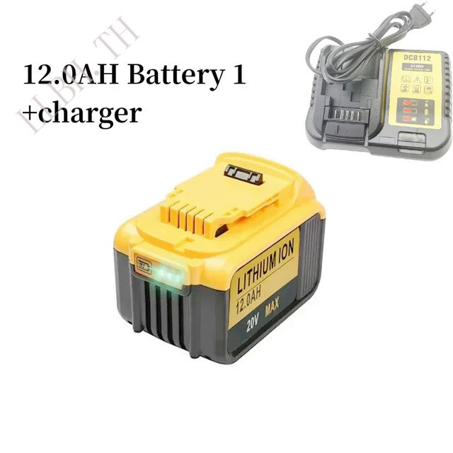20V 8Ah 12Ah lithium battery for electric tools, replace Dewalt DCB200 DCB612 DCB205 DCB200 DCP182 a