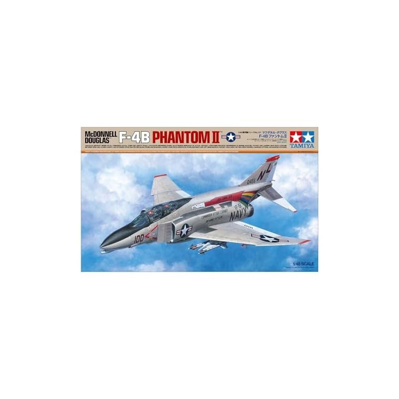 TAMIYA 1/48 Aircraft Series No.121 McDonnell Douglas F-4B Phantom II Plastic model 61121