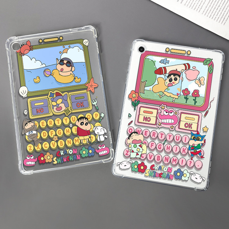 [iPad Air 5] เคส TPU กันกระแทก ลายการ์ตูนชินจัง สําหรับ iPad gen9 gen8 gen7 Air4 Pro11