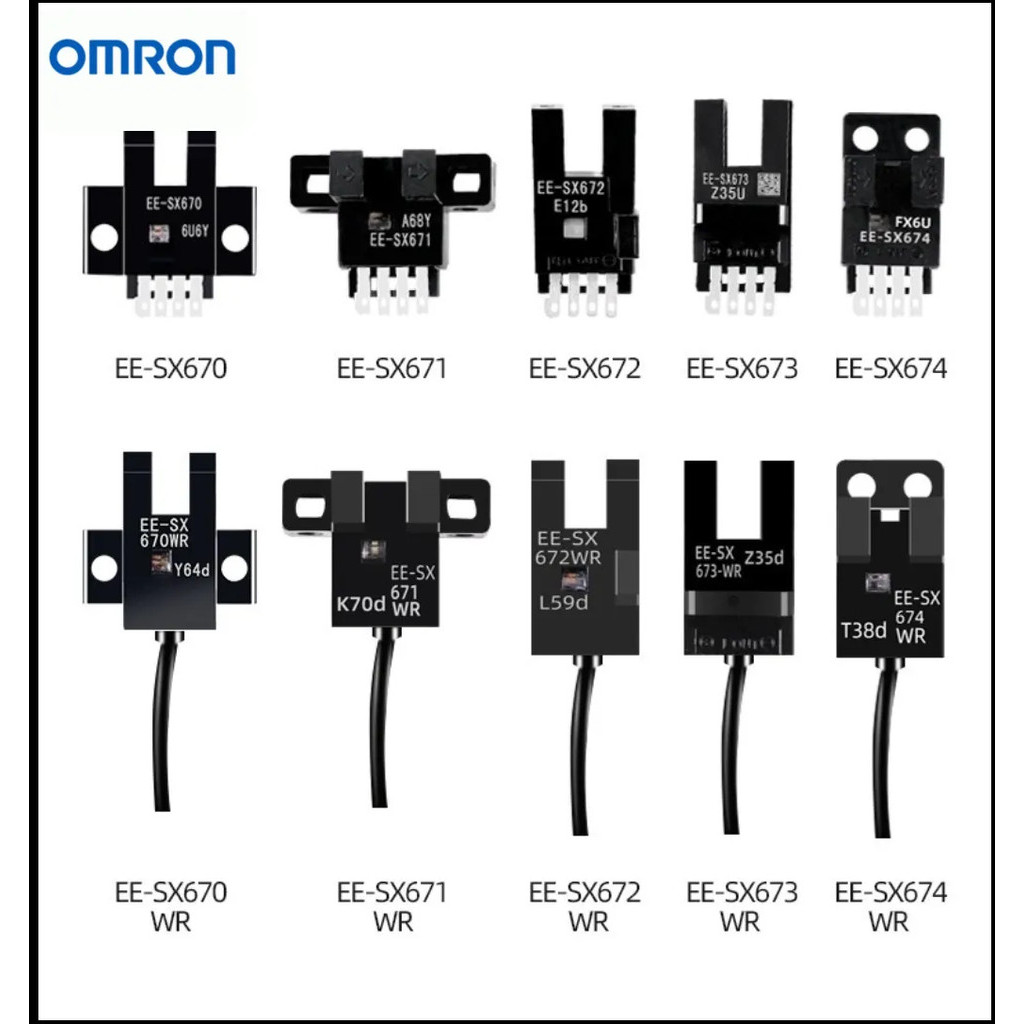 Omron สวิตช์โฟโตอิเล็กทริก EE-SX670 SX672 SX672P SX674 SX670A SX671A SX672A SX673