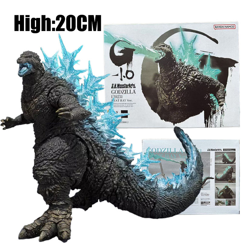 Shm Godzilla ลบ One 2023 Articulado Figurine Blue Minus One SH Monsterarts Godzilla ของเล่น Action Figure