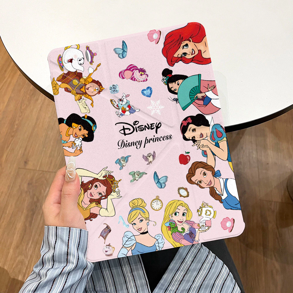 ใหม่น่ารัก Disney Running Princess Apple iPad 10th Generation พับเหมาะสําหรับ iPhone air6 เคสแท็บเล็ต pro2024 Apple iPad เคสไอแพด air6 ไอแพดเจน11 เคสไอแพด air4 เคส ipad gen9 เคส ipad case ipad gen 10 case ipad air5 เคสไอแพดเจน11 case ipad air 6 ปากกา