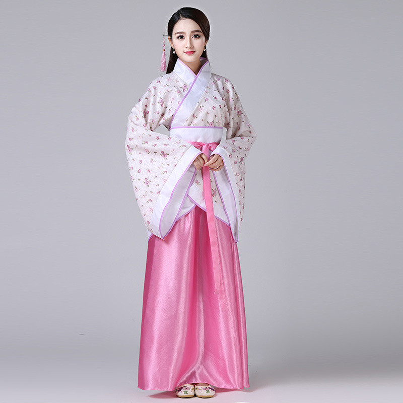 ชุดจีนโบราณ ฮั่นฟู มีให้เลือกหลายสี สวมใส่สบาย ระบายอากาศได้ดี เหมาะสำหรับผู้หญิง