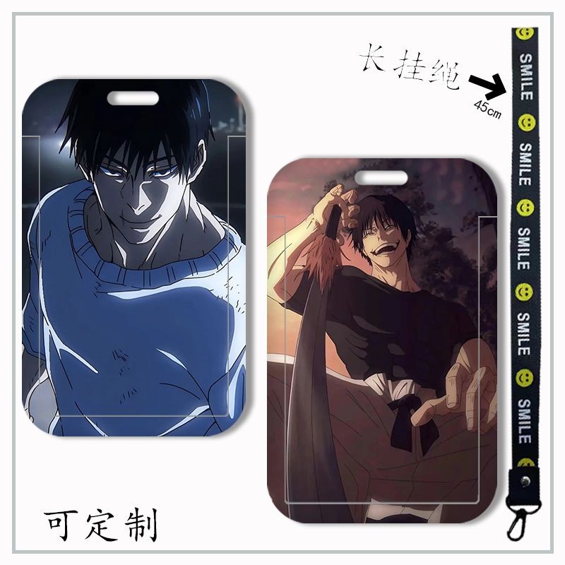 Jujutsu Kaisen Fushiguro Toji DIY Student School ID Card Holder Personal ID Card Bank Card MRT Card Case - รูปที่ 4
