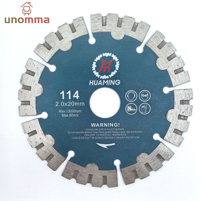 🎈ใบเซาะร่องกำแพง 114mm ใบตัดเพชร ใบตัดจ้อย สำหรับ เซาะร่องคอนกรีตเสริมเหล็ก กรีดผนัง unomma