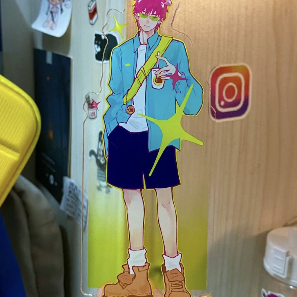 The Disastrous Life of Saiki K อะคริลิครูปจอแสดงผลอะนิเมะคอลเลกชันตกแต่งโต๊ะเครื่องประดับ Accesorios ของขวัญเพื่อน