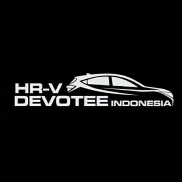 สติ๊กเกอร์ตัดสติ๊กเกอร์สติ๊กเกอร์ Hrv Devotee อินโดนีเซีย Hrv Cool หน้าต่างรถด้านหลังฟรี CUSTOM