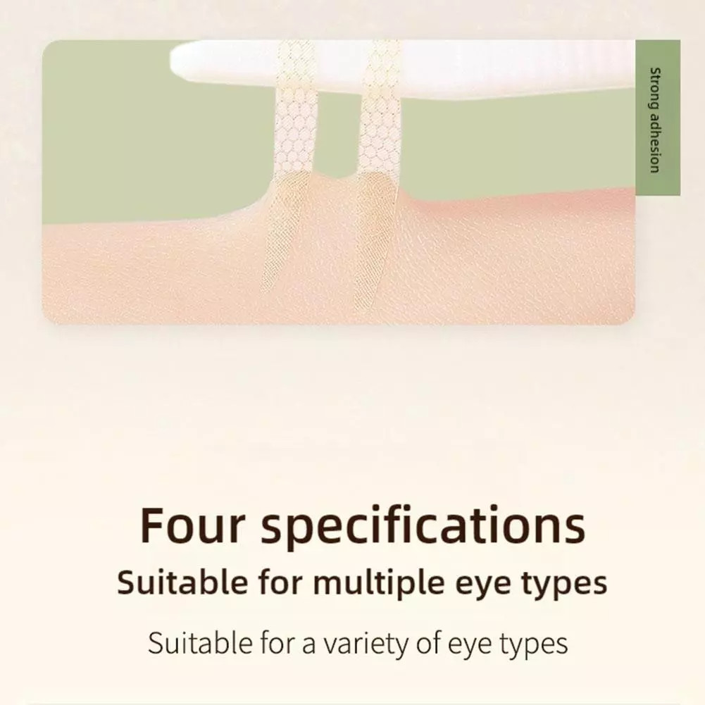 GECOMO สติกเกอร์ติดตาสองชั้น มองไม่เห็น ติดทน ไร้รอย ที่ติดตา 2 ชั้น ชนิดตาข่าย กล่องกลม (กล่องละ 120 แผ่น) - รูปที่ 4