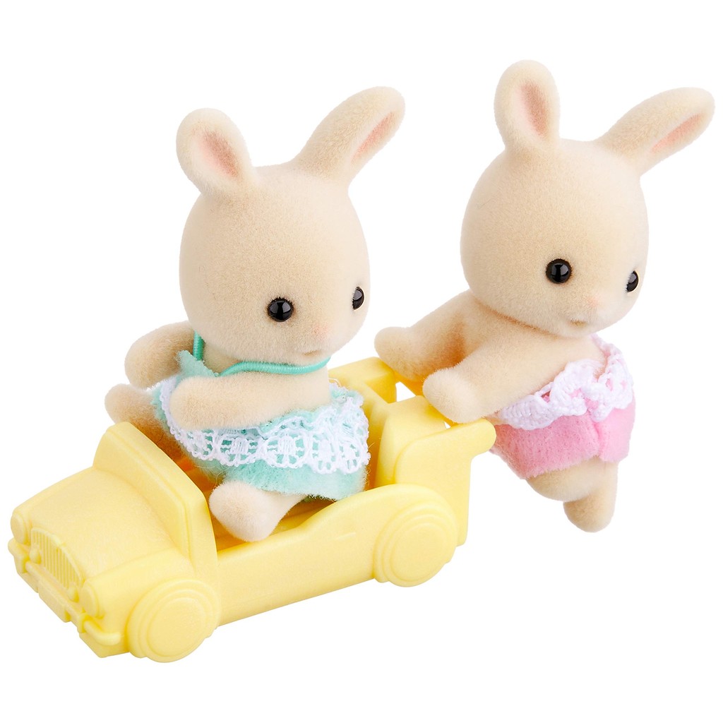 Sylvanian Families Doll [Milk Rabbit Twins] U-88 ST Mark Certification Ages 3+ Toy Dollhouse Sylvani