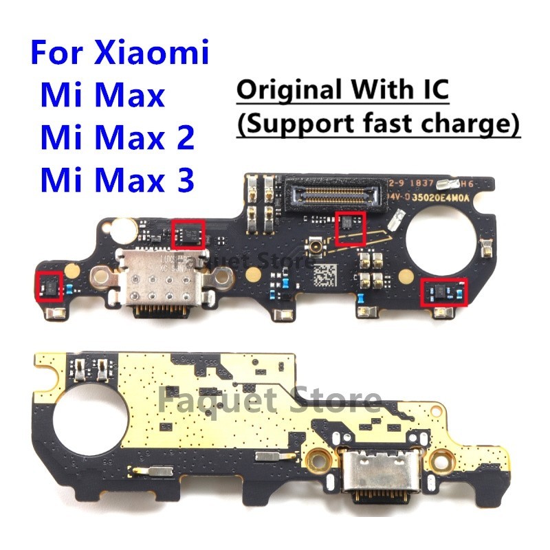 บอร์ดชาร์จ USB อะไหล่ซ่อมแซม สําหรับ Xiaomi Mi Max 2 3 Max2 Max3