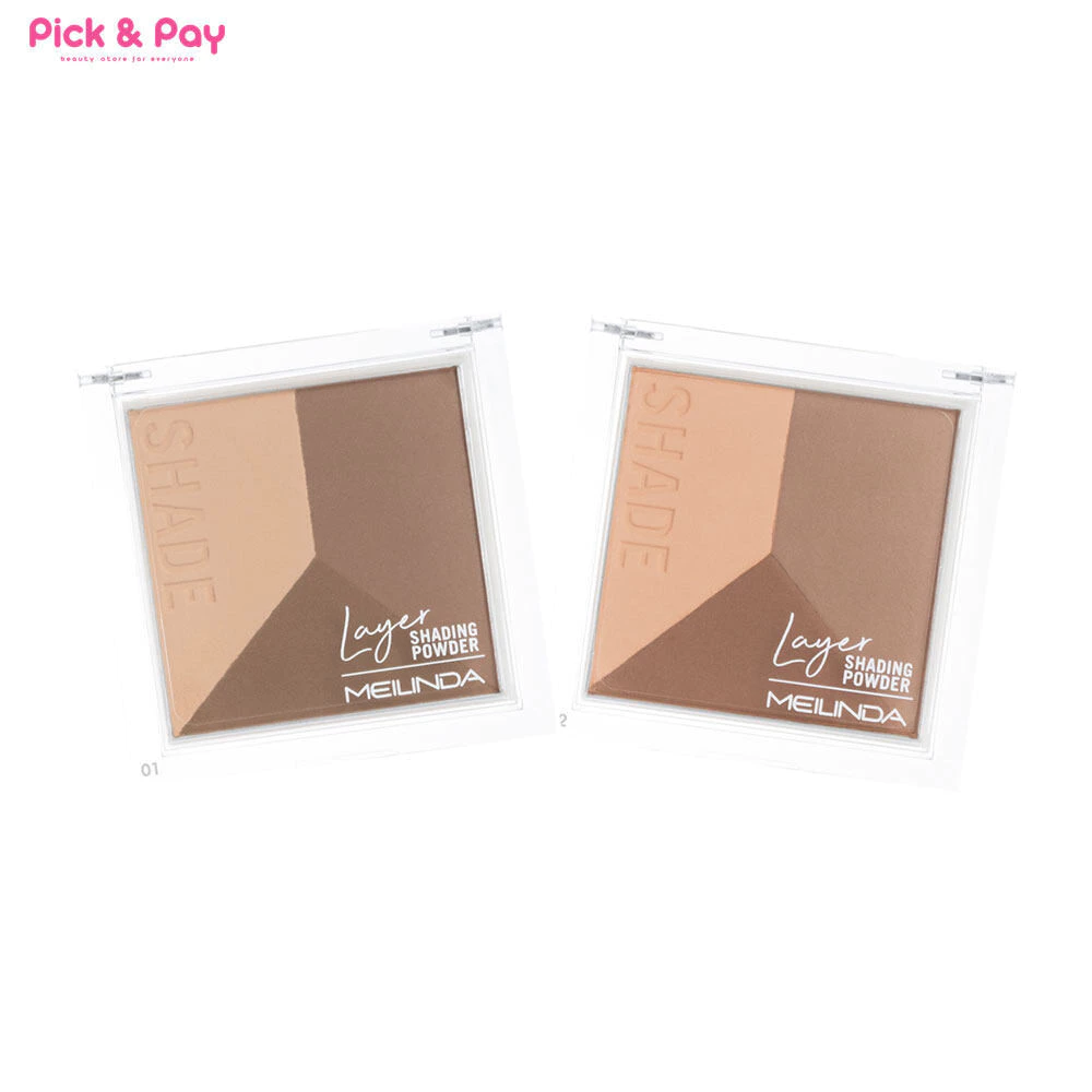 Meilinda เมลินดา เฉดดิ้ง คอนทัวร์ ไฮไลท์ Layer Shading Powder contour and highlight MC5083