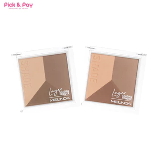 Meilinda เมลินดา เฉดดิ้ง คอนทัวร์ ไฮไลท์ Layer Shading Powder contour and highlight MC5083