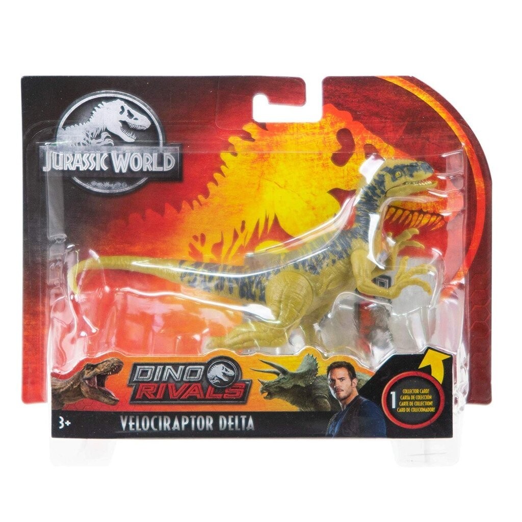 Mattel Jurassic World Dino Rivals Attack Pack Velociraptor Delta (GCR46) แมทเทล จูราสสิค เวิลด์ ของเ