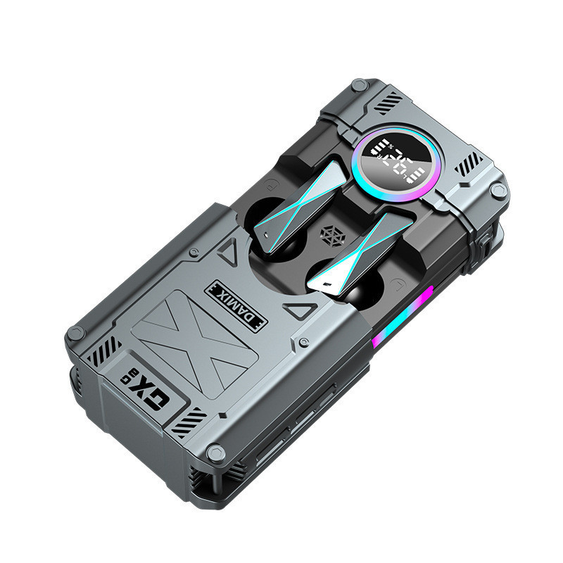 ใหม่ หูฟังบลูทูธไร้สาย DX-08 ความละเอียดสูง สไตล์พังก์ สําหรับสเตอริโอ 5.3