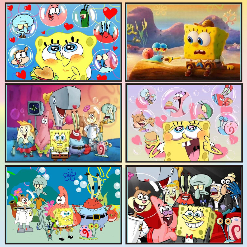 📣พร้อมส่ง📣【SpongeBob】jigsaw puzzle-จิ๊กซอว์-300-1000-ชิ้น- ชิ้นของเด็ก จิ๊กซอว์ไม้ 1000 ชิ้น จิ๊กซอว์ 1000 ชิ้นสำหรับผู้ใหญ่ จิ๊กซอ จิ๊กซอว์ 500 ชิ้น🧩21-6 จิ๊กซอว์ 1000 ชิ้น สำหรับ ผู้ใหญ่ ตัวต่อจิ๊กซอว์ จิ๊กซอว์ การ์ตูน