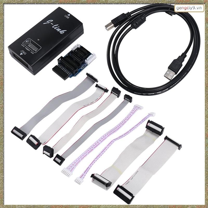 [ZL U] JLINK สําหรับ J-LINK V9 ARM Emulator USB-JTAG อะแดปเตอร์ Emulator STM32 ARM MCU