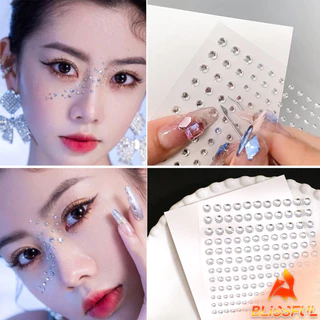 B.F แต่งหน้า สติ๊กเกอร์ สติ๊กเกอร์แต่งหน้า ประดับเพชร DIY Butterfly Sticker