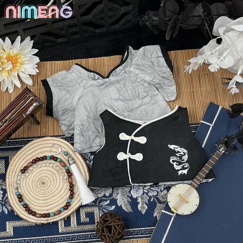 Nimeng เสื้อผ้าตุ๊กตา ของเล่นตุ๊กตา สไตล์จีน ชุดแฟชั่น เด็กผู้หญิง เด็กผู้ชาย DIY ตุ๊กตาของเล่น 20 ซม. ตุ๊กตาผ้าฝ้าย