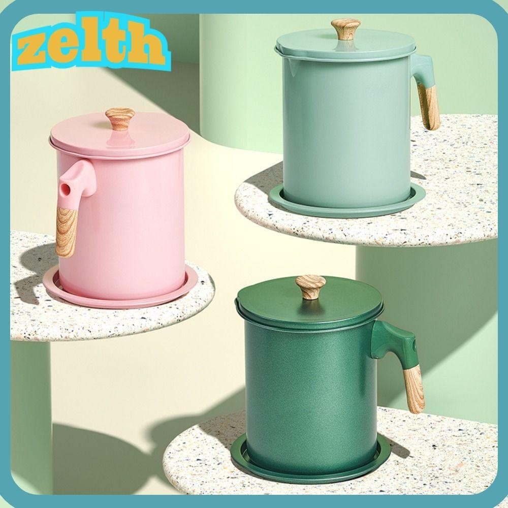 Zelth หม้อกรองน้ํามัน ความจุขนาดใหญ่ 1.4 ลิตร 1.7 ลิตร สําหรับห้องครัว