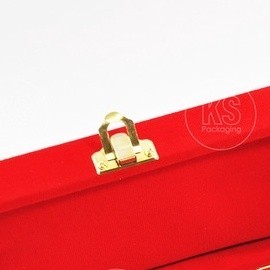 ถาดเก็บเครื่องประดับ กล่องกำมะหยี่ใส่ทองแท่งaurora ทอง 1  ขนาดทอง aurora แบบ5ช่อง วัสดุกล่องหนามีควา