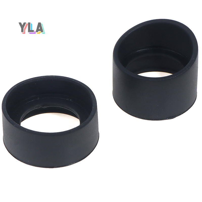 Yla> ใหม่ ยางครอบช่องมองภาพ ป้องกันตา กล้องจุลทรรศน์สเตอริโอ 2 ชิ้น