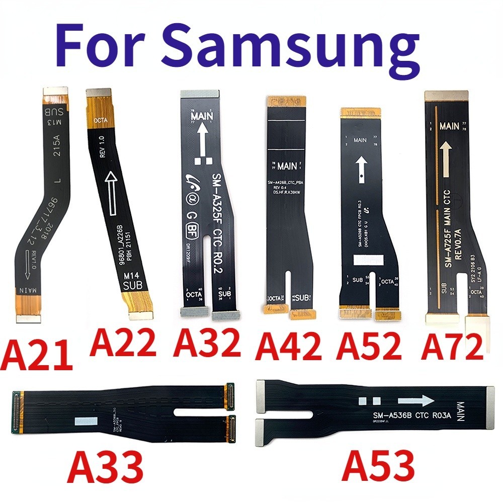 เมนบอร์ดเชื่อมต่อสายเคเบิ้ลอ่อน สําหรับ Samsung A32 A325F A42 A425F A52 A525F A22 A72 A21 A53 A33 4G 5G