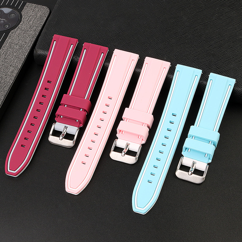 SWATCH สายนาฬิกาข้อมือซิลิโคน กันน้ํา ขนาด 20 มม. สไตล์สปอร์ต สําหรับผู้ชาย และผู้หญิง