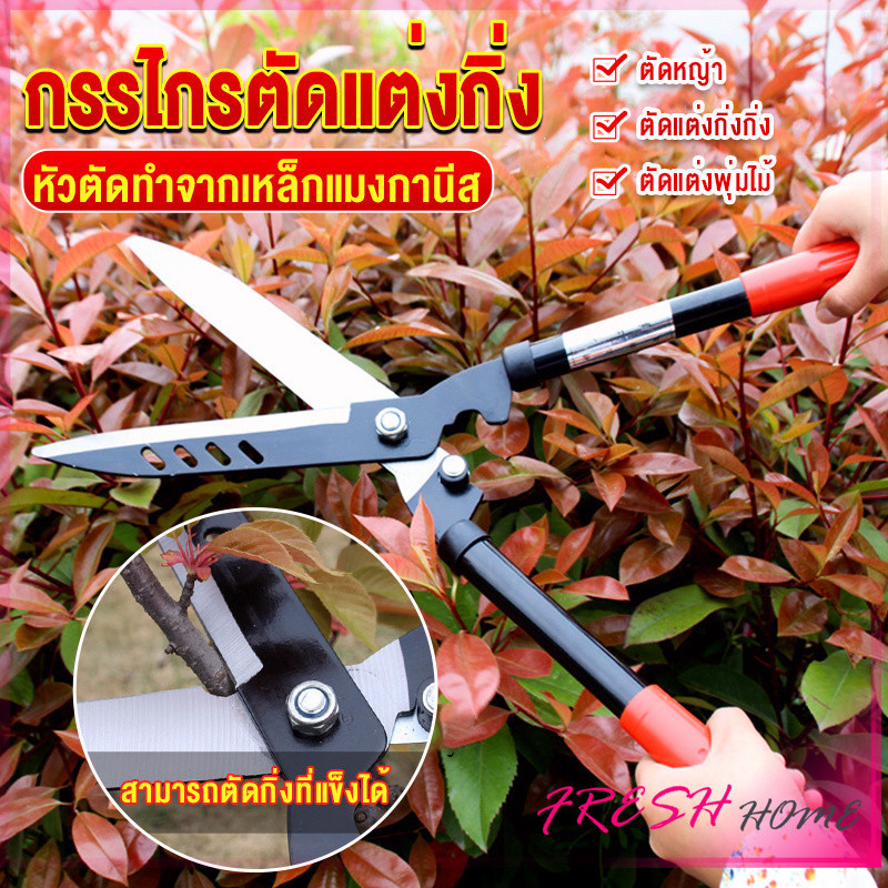 กรรไกรตัดแต่งพุ่มไม้ กรรไกรตัดหญ้า กรรไกรแต่งสวน