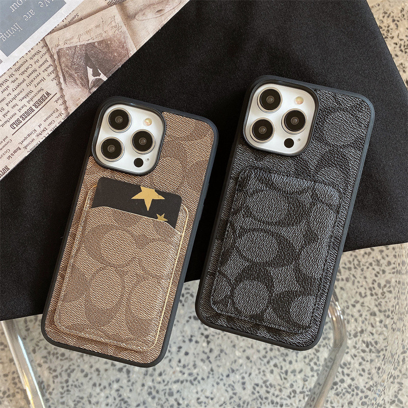 หรูหราคุณภาพสูงหนังคลิปกระเป๋าเคสโทรศัพท์สําหรับiphone 16 11 12 13 14 15 Pro Max X XS Max XR 16 Plusแฟชั่นปลอกกันกระแทกป้องกันปกหลัง