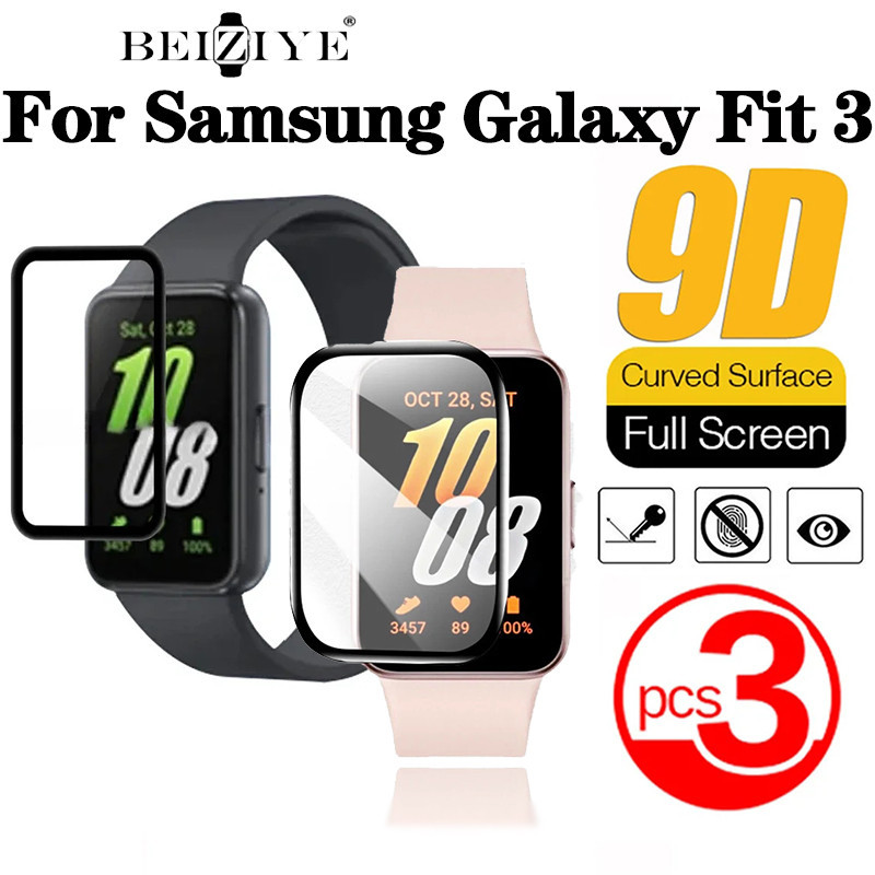 ฟิล์มไฮโดรเจล 9D ทรงโค้ง อุปกรณ์เสริม สําหรับ Samsung Galaxy Fit 3 Galaxy Fit 3